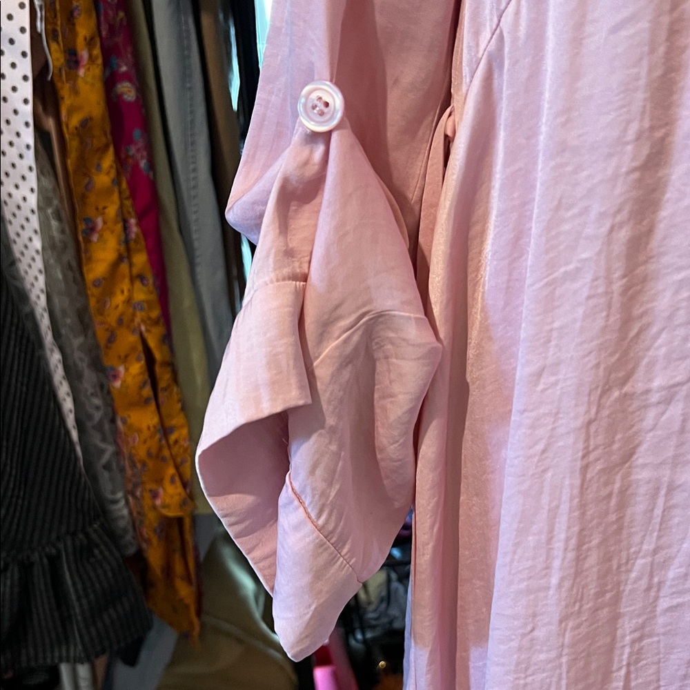 Pink Ruffle Hem Dress - Picture 4 of 6